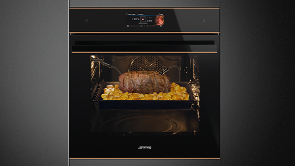 smeg dolce stil novo backofen mit speisenthermometer