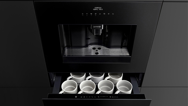 gorenje g800 Einbau Kaffeevollautomat mit tassen schublade